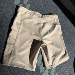 DKNY Women's Cream Bike Shorts